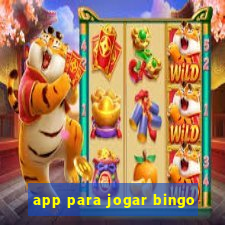 app para jogar bingo